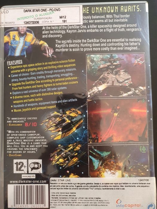 Jogo para PC DVD-ROM  DARK STAR ONE