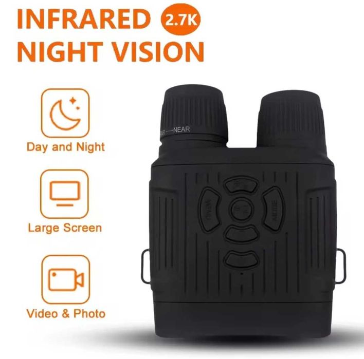 Binóculos Visão Noturna Infravermelho Foto/Vídeo HD