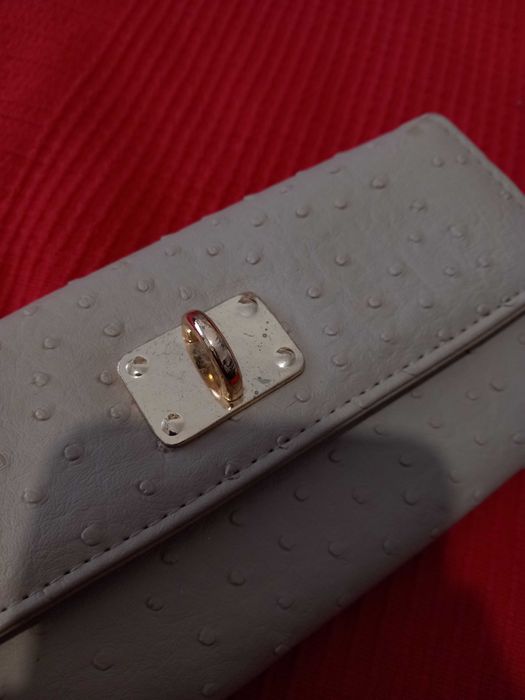 Carteira em rosa velho