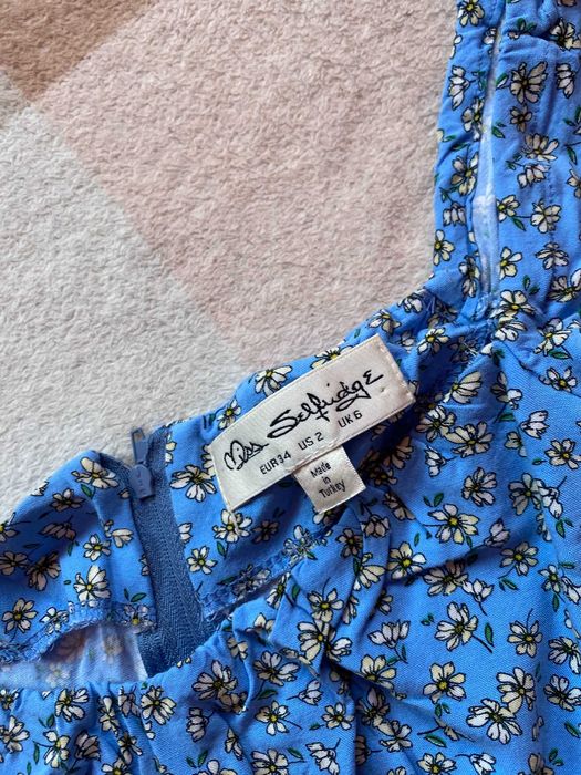 Błękitna sukienka miss selfridge