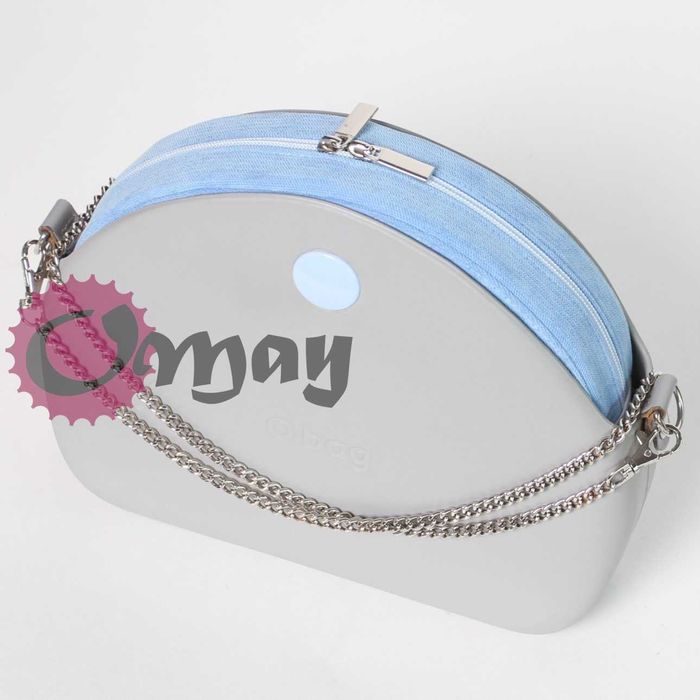 organizer OBAG MOON LIGHT błękitny welur wkład OMAY