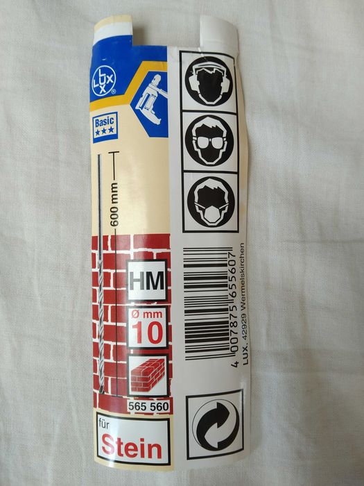 Wiertło do kamienia .