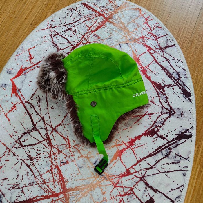 Czapka zimowa z futerkiem