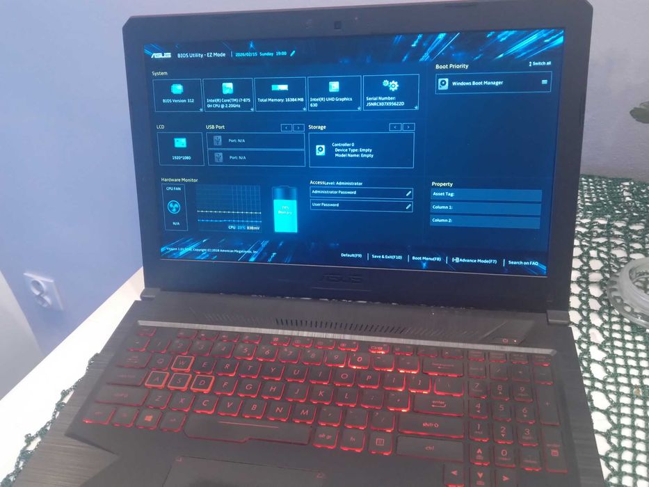 asus fx504gd  i7 1060