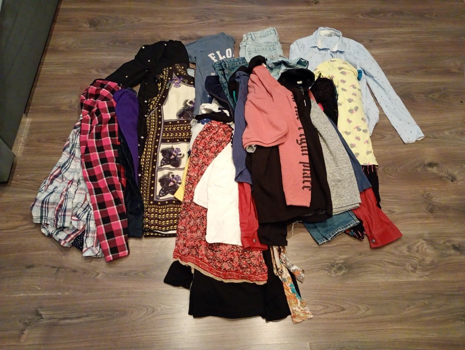 Paczka zestaw ubrań damskich m.in Reserved, Cool Club rozmiary 164/170