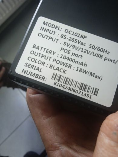 Павербанк для роутераБезперебійник для роутера.МініУПС.WiFi без світла