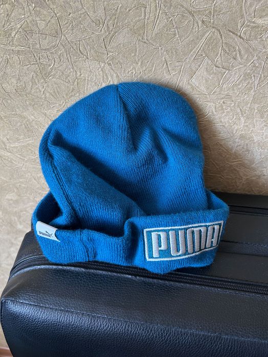 Синя шапка Puma (Beanie) — Оригінал