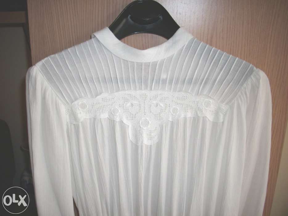Vestido Branco - Feito à Mão