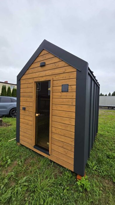 Sauna ogrodowa domek ogrodowy jacuuzi