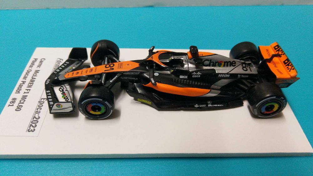 McLaren F1 MCL60 #81 Piastri - Mundial Fórmula 1 2023 - Miniatura 1/43