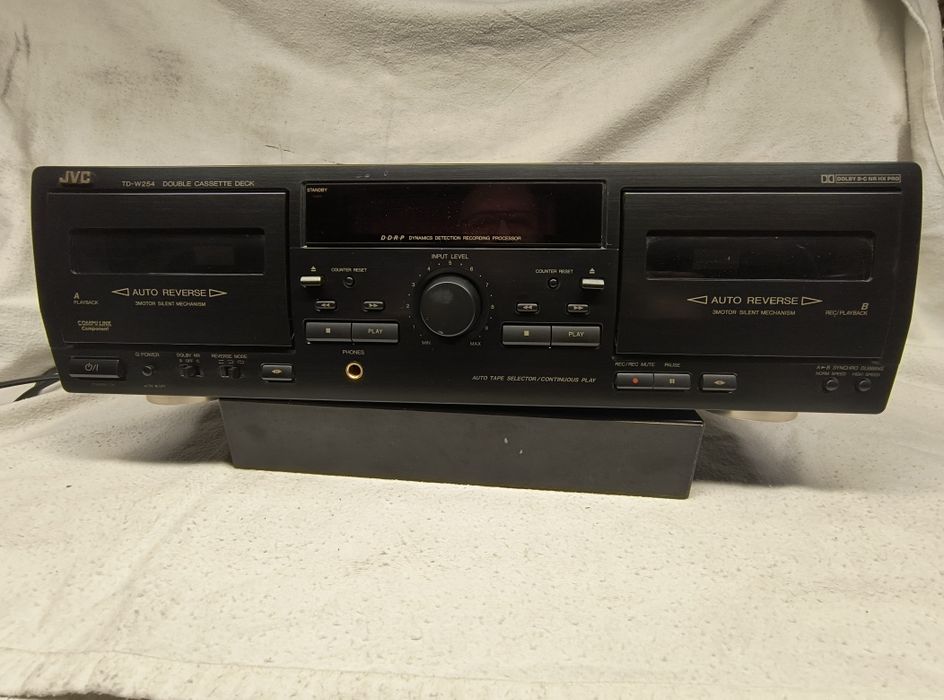 JVC TD-W254 BK deck kasetowy