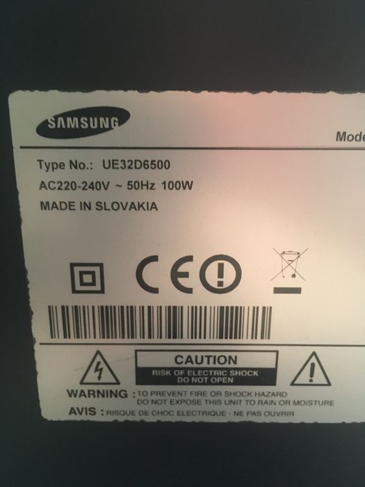 Samsung UE32D6500 32” (81,3cm)+2 Óculos 3D digitais