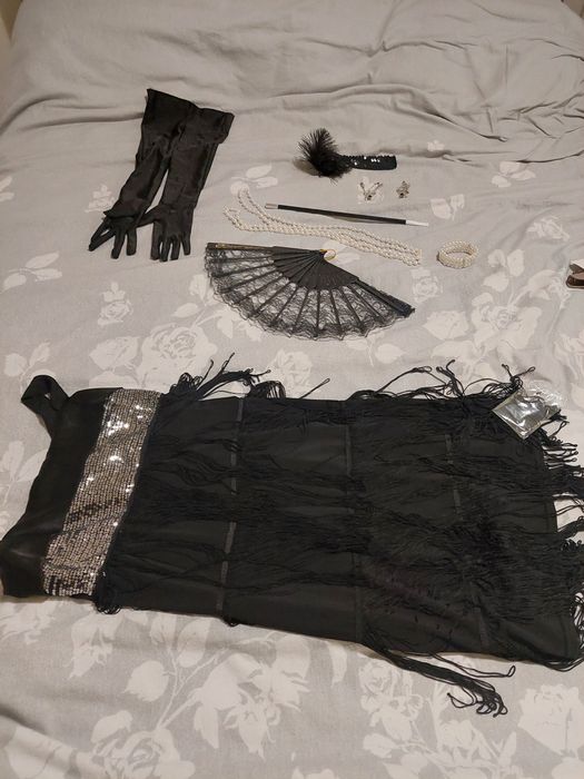 Zestaw damski  retro lata 20