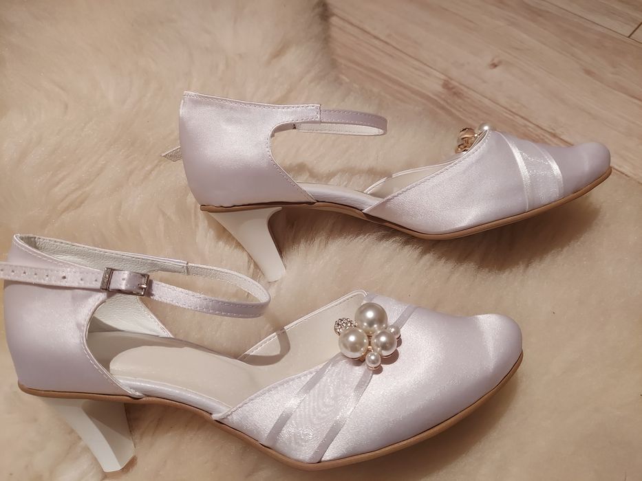 buty ślubne NOWE kolor ivory rozm. 25