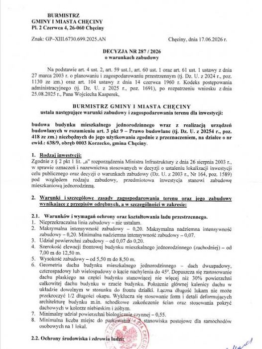 Gmina Chęciny, 20 minut Kielce.