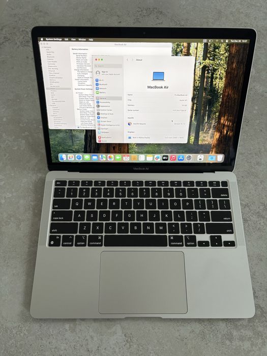 Macbook M1 air 16/256 silver