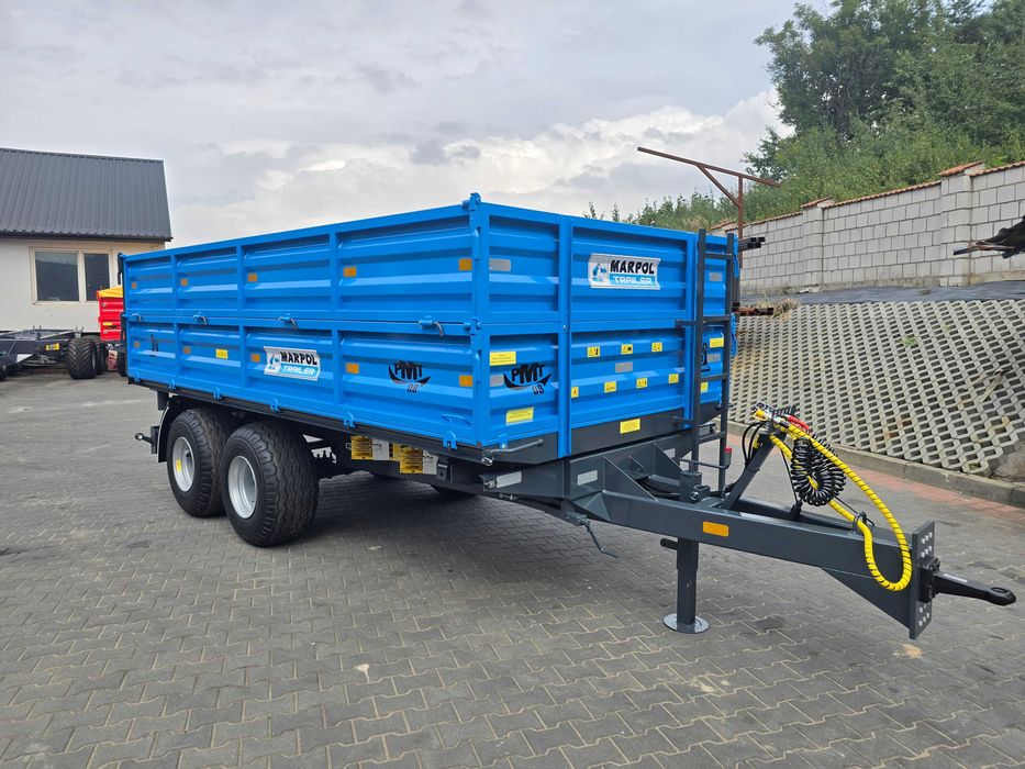 Przyczepa rolnicza MARPOL -TRAILER Przyczepa tandem burtowy 8 ton