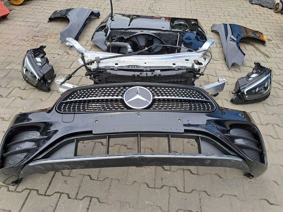 MERCEDES E-KLASA W213 бампер передний розбор е клас запчасть деталь