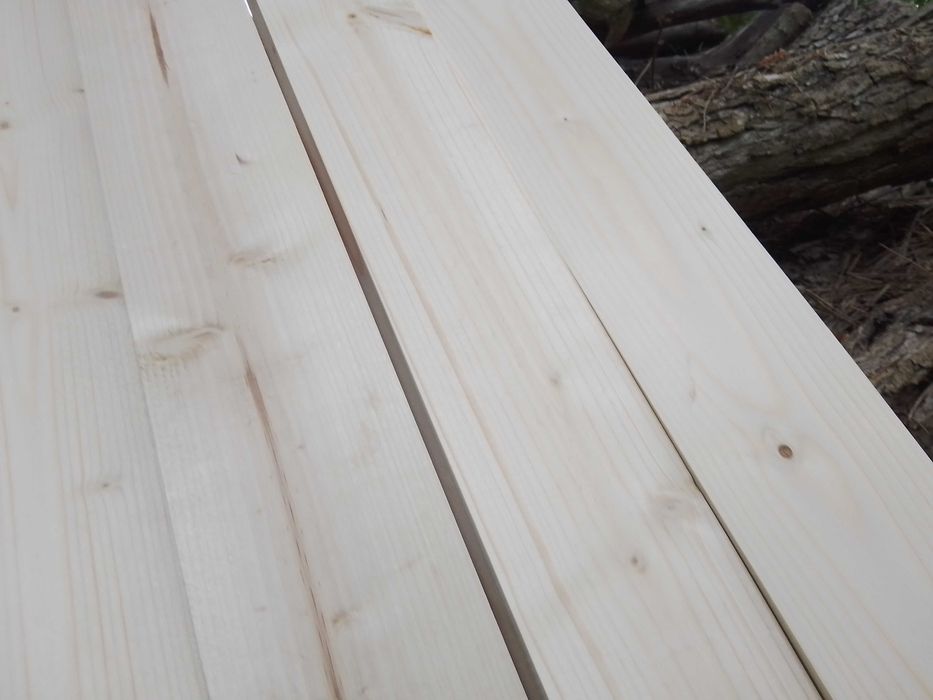 Heblowana deska świerkowa 120 cm x 9 cm