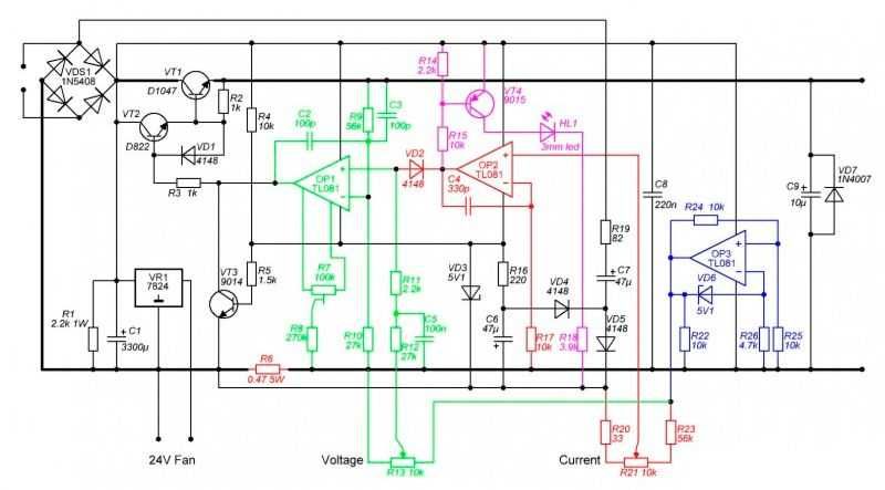 Конструктор для сборки DiY KIT лабораторный блок питания 30 V 3 A