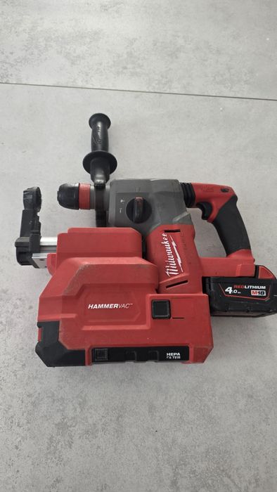 Wiertarka udarowa Milwaukee M18 ONEFHPX+ bateria 4ah + odsysacz FPDDEX