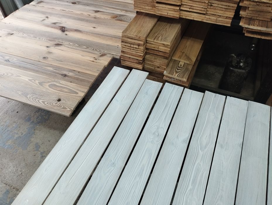 Podbitka deski elewacyjne postarzane szczotkowane jak stare producent