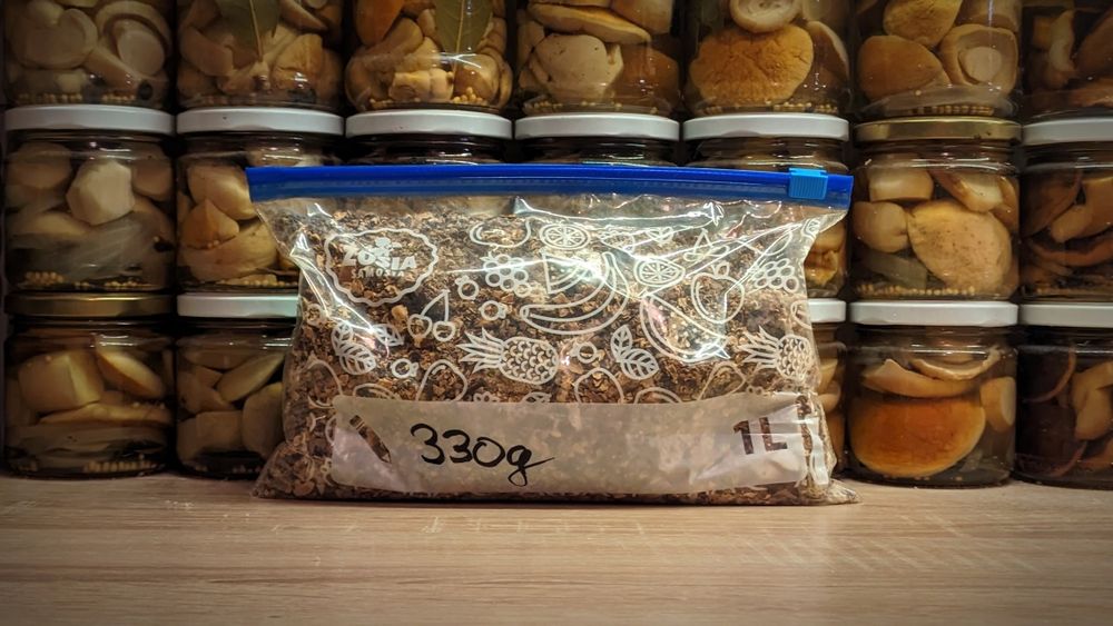 Suszone smardze i smardzówki, na rozsiew, 330g + 100g