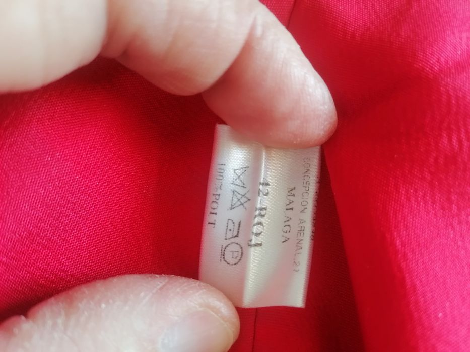 Vestido vermelho de cerimónia