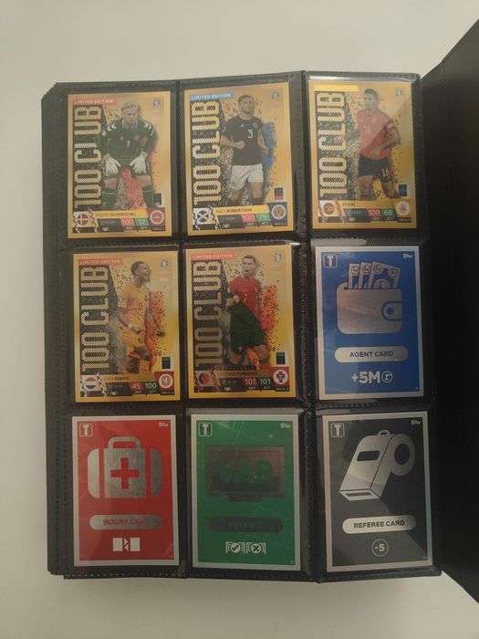Coleção completa match attax euro2024