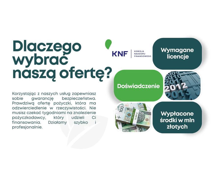 Pożyczki prywatne.  Pożyczki bez BIK BIG KRD