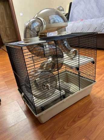 Клітка для миші чи хом’яка з тунелями