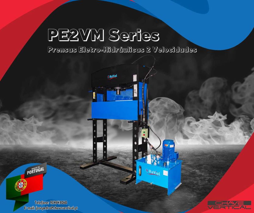 Prensas Electro-Hidráulicas c/ Piston Móvel PEVM Series RAVIOL   JR19