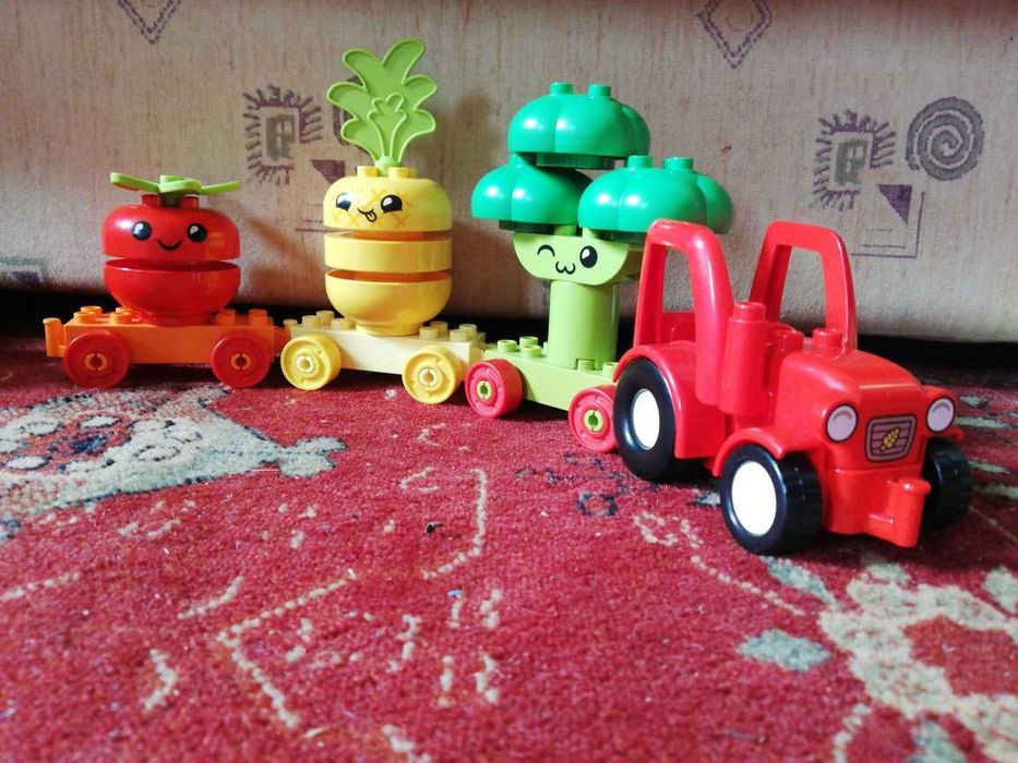 Zestaw Lego Duplo Fruit vegetable tractor Traktor owoce warzywa klocki