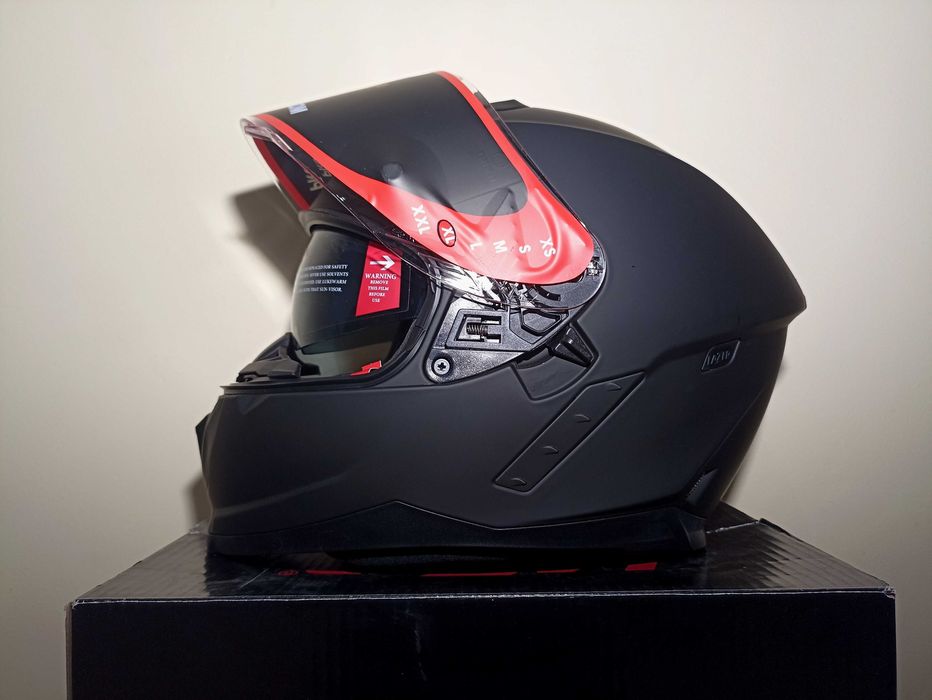 Kask motocyklowy LAZER Rafale - rozmiar XL - z blendą - NOWY