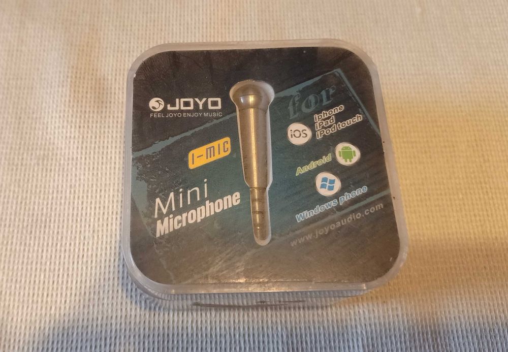 Mini mikrofon Joyo. Do telefonu, tabletu