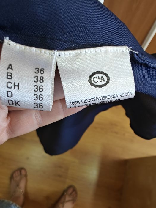 Vestido cerimónia azul escuro