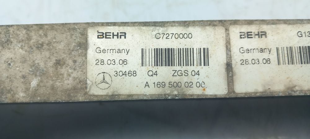 Radiador do óleo MERCEDES-BENZ Classe A (W169)
