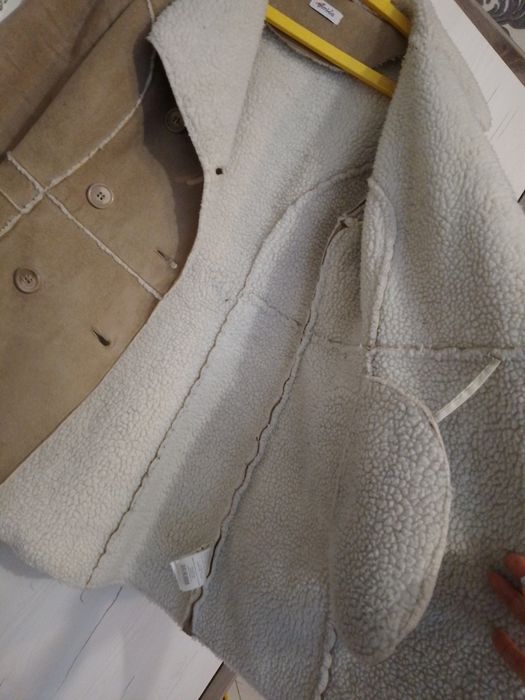 Плащ дубльонка. Кремового кольору