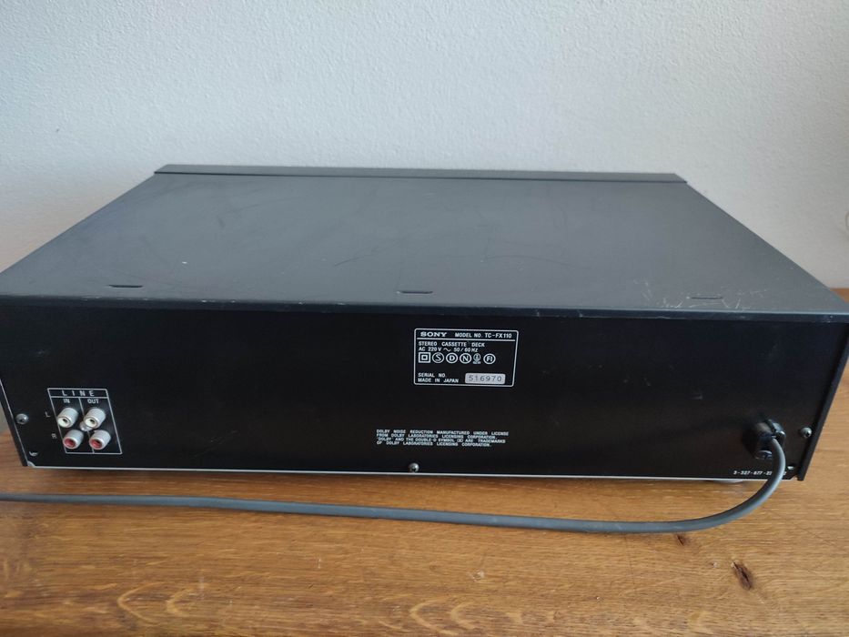 WYPRZEDAŻ! Kaseta audio Sony c90 + magnetofon TC fx110