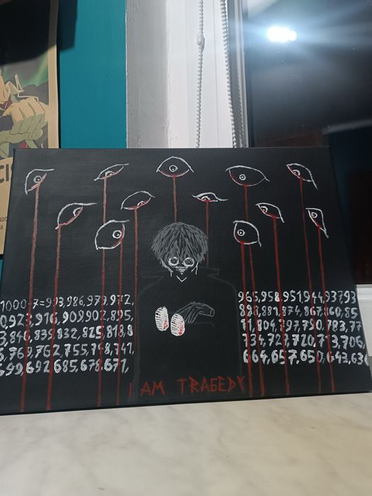 Obraz na plótnie - Tokyo ghoul, Ken Kaneki