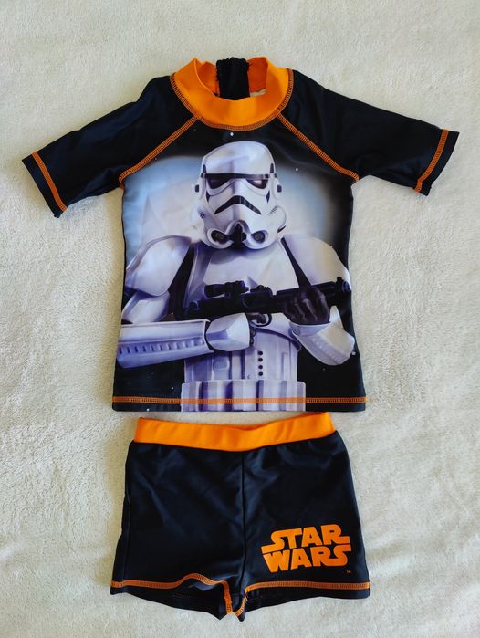 Zestaw komplet strój kombinezon kąpielowy Star Wars 98/104cm Darth