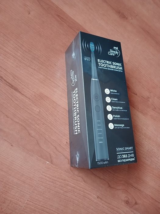 Електрична звукова зубна щітка Simply Care Electric Sonic Toothbrush