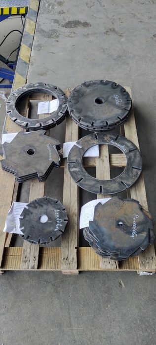 Комплектуючі заготовки до катків грудобої культиватора дискової