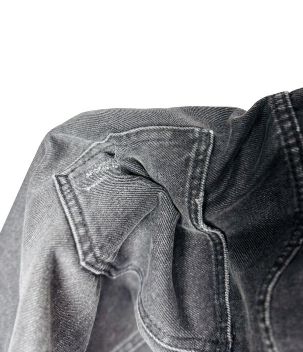 Spódnica jeansowa frayed hem A-line L