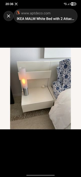 Двоспальне ліжко IKEA MALM