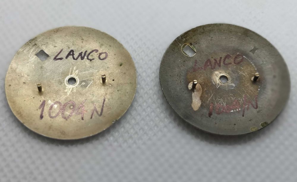 2 x Mostradores Lanco - cal. 1004N - Swiss Made- Ver fotos de detalhe