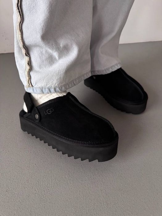 36-41 р угги розпродаж UGG LANAH CLOG platform brown black beige