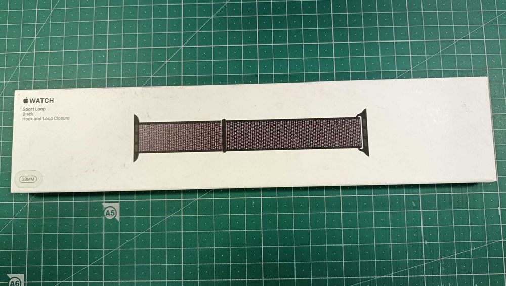 Bracelete Apple Watch Sport Loop Preta 38mm | Nova & Original