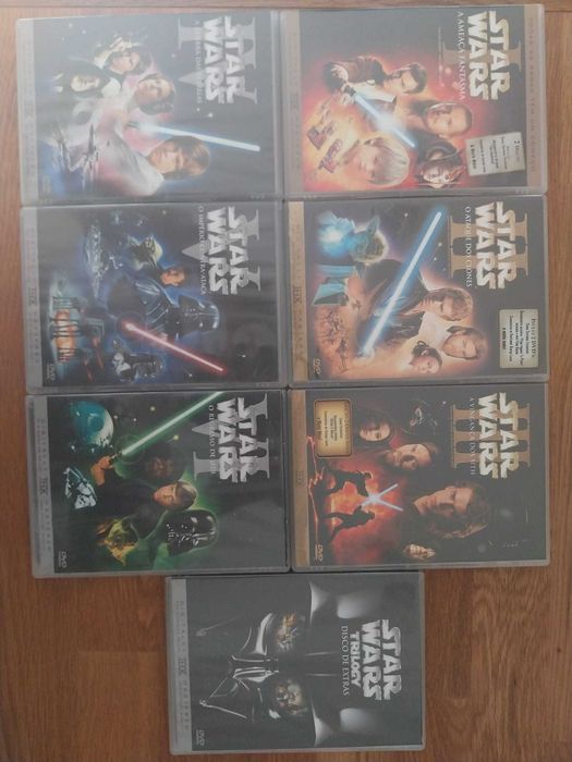 Pack Star Wars 6 DVD´S + Star Wars Trilogy Disco Extras