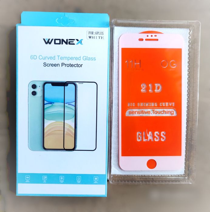 Стекла на Iphone 8 plus black, 7g Black, 6plus white, 8g white